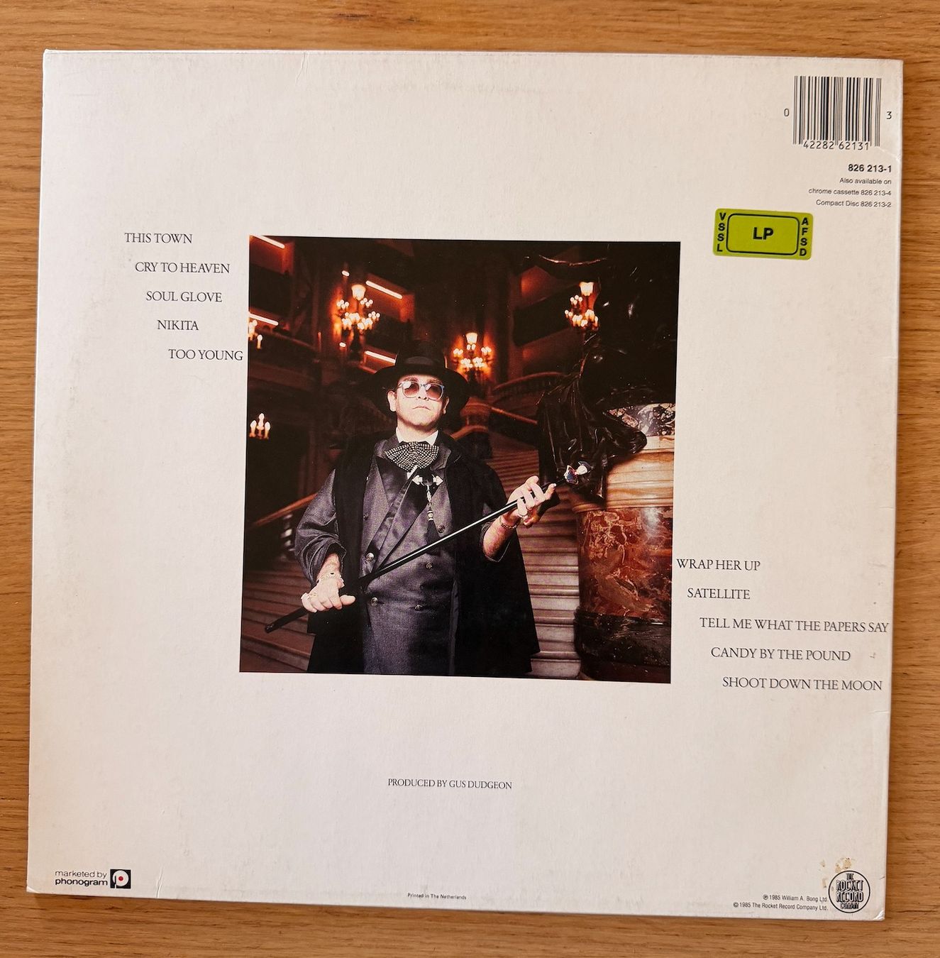 Dischi in vinile: ELTON JOHN Ice on fire VINYL – Usato da Lausanne venduto da davzic 1