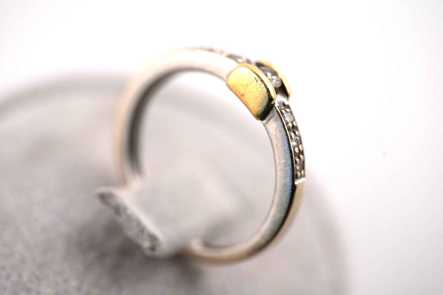 Ringe: Goldring 18K Bicolor – Gebraucht aus Basel von Edelmetallhaus24 2