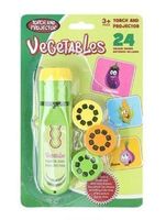 Kinder Projektor/Taschenlampe mit 24 Bilder (Gemüse)