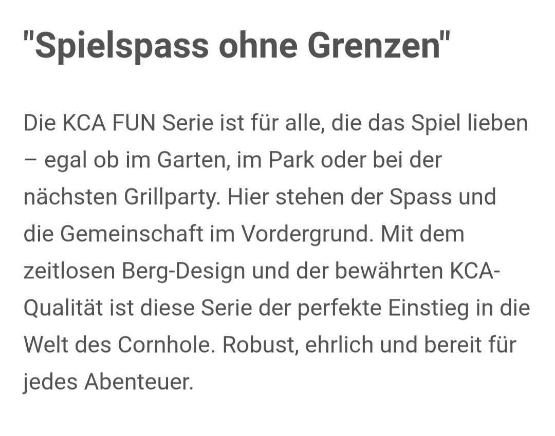 Giochi: Cornhole Fun Bag (4er-Set) Rot – Nuovo (secondo la descrizione) da Egerkingen venduto da grimmialp 3