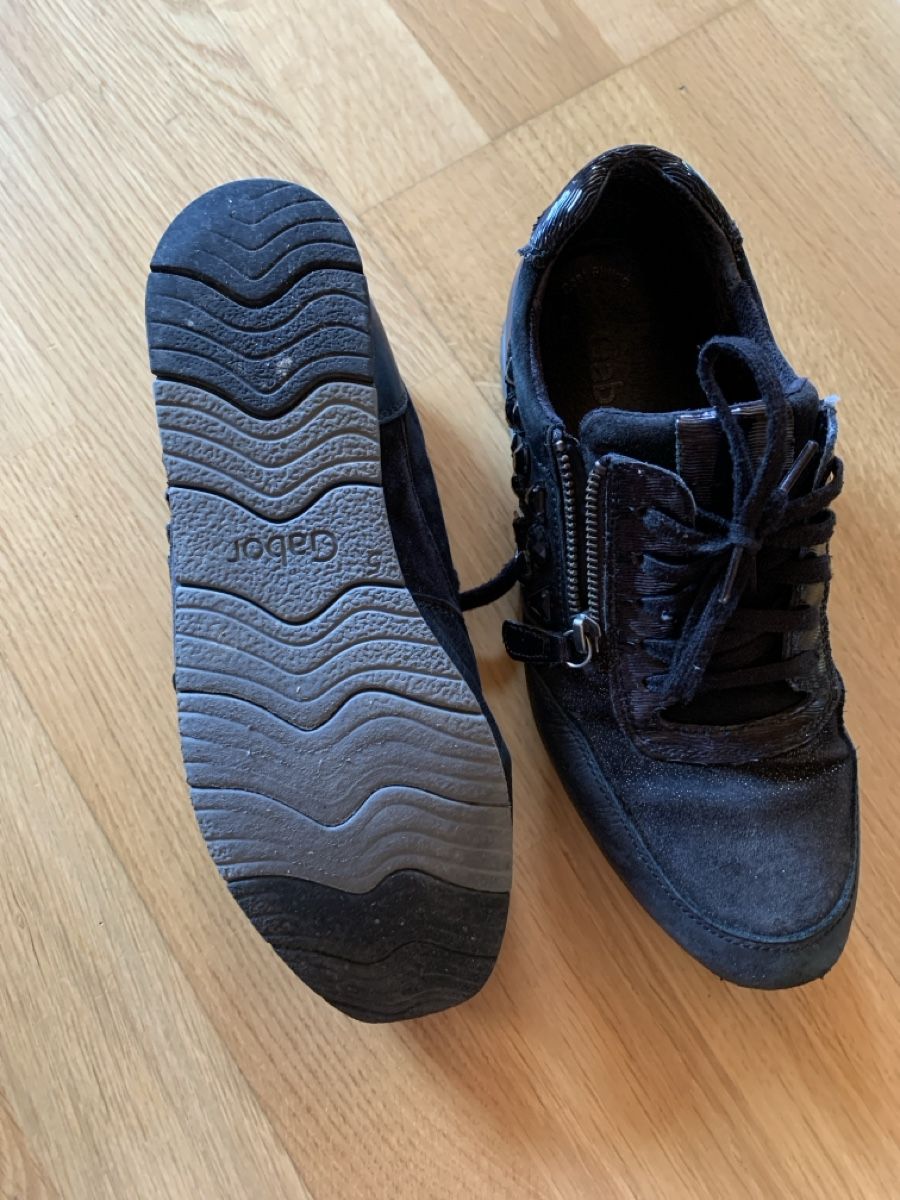 Gabor Damenschuhe: Baskets Gabor noires taille 5 bon état – Gebraucht aus Finhaut von dod 1