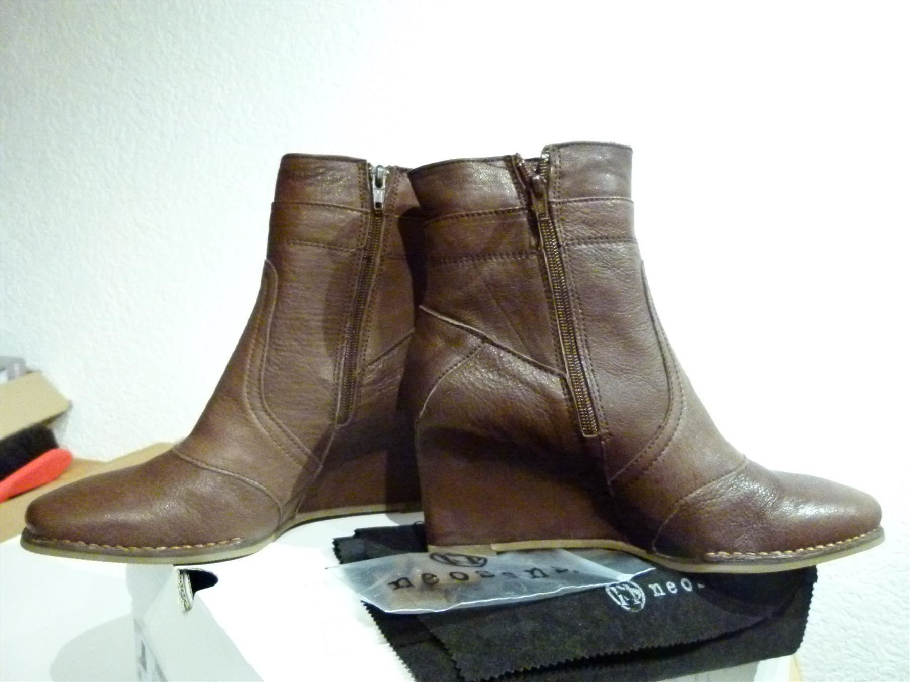 Neosens Damenschuhe: Neosens Leder Stiefel Gr. 39 Lp,268Fr. – Neu (gemäss Beschreibung) aus Uerkheim von Justi.y 5
