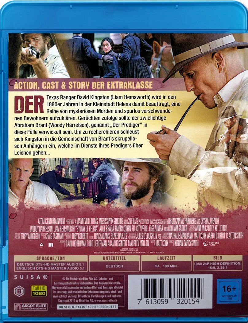Tutti i DVDs: Das Duell, Harrelson/Hemsworth, Western, bluray – Usato da Hasle b. Burgdorf venduto da Zappizepp 1