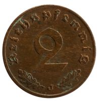 Deutschland - 2 Reichspfennig - 1937 - J