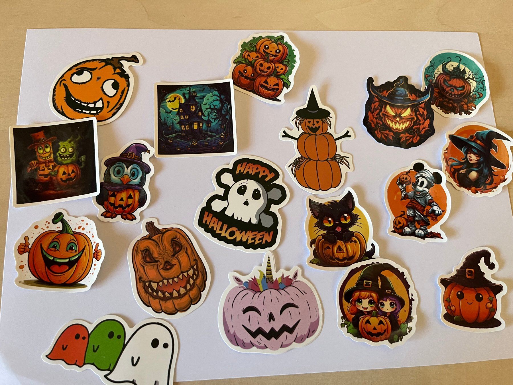 Aufkleber: Halloween Sticker Set – Neu (gemäss Beschreibung) aus Menziken von Bastelchaos
