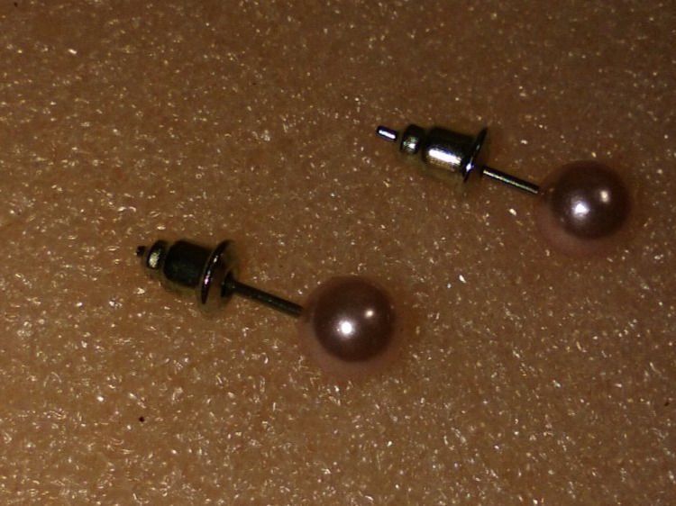 Orecchini pendenti & Orecchini a lobo: ohrringe modeschmuck,,,künstliche perlen,,,,hellroserot – Nuovo (secondo la descrizione) da Basel venduto da bijoutrie_4 2