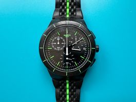 Swatch schwarz Laser Track Men's Chronograph