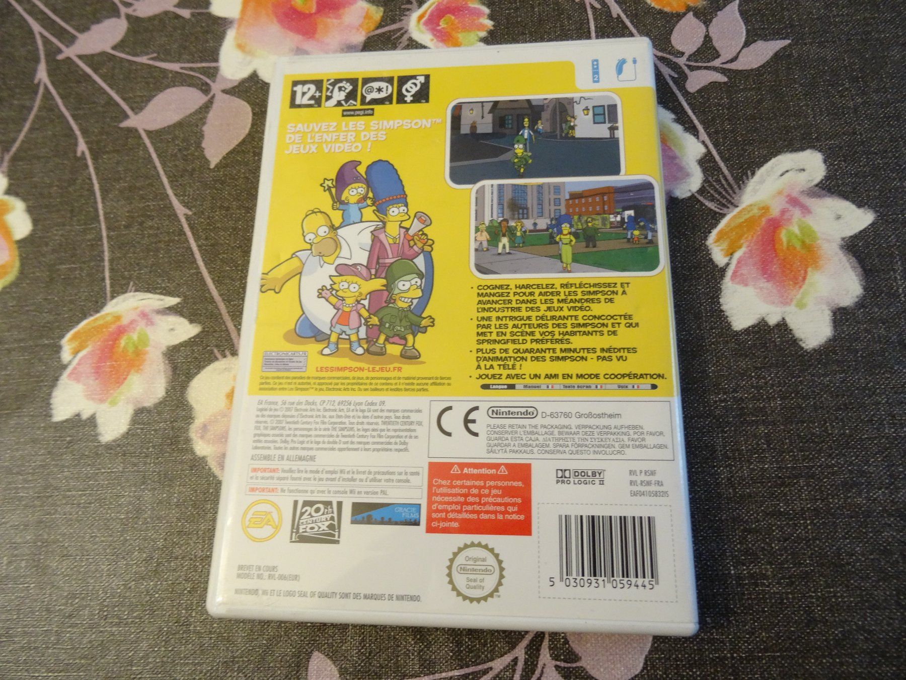 Giochi: Les Simpson le Jeu WII FRANCAIS – Usato da Olten venduto da Disc-Ausverkauf 2