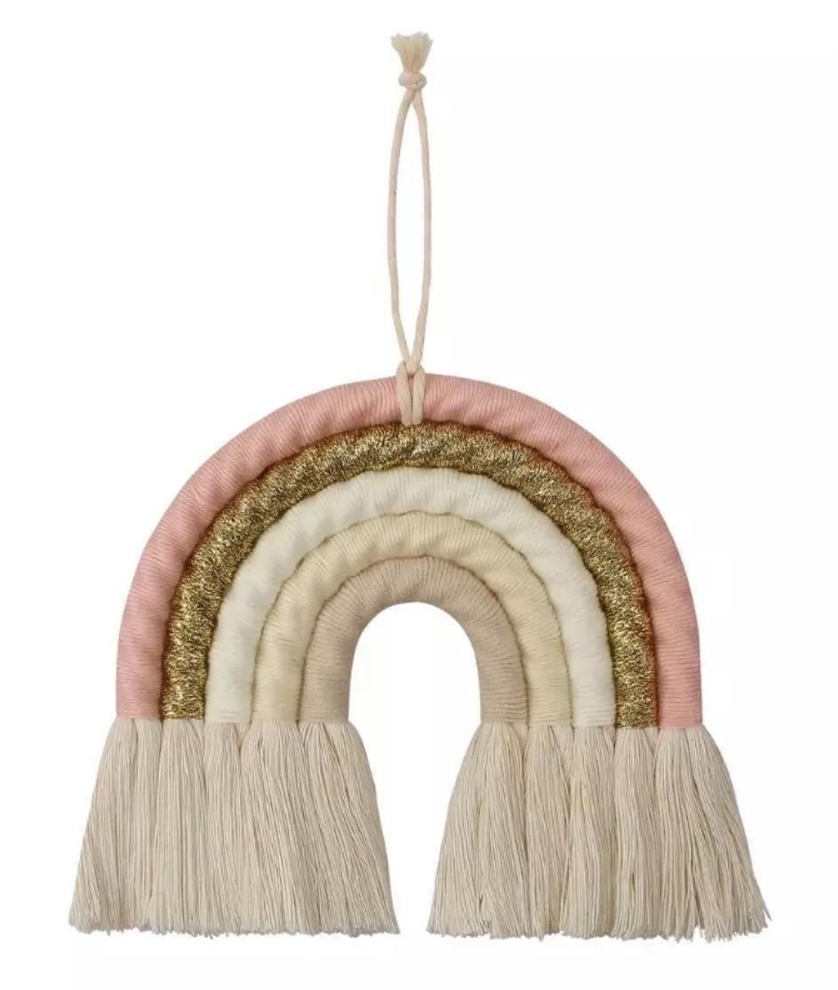 Tutte le decorazioni: Makramee Regenbogen Gold Wandbehang NEU – Nuovo e nell'imballaggio originale da Lachen SZ venduto da Luxolino