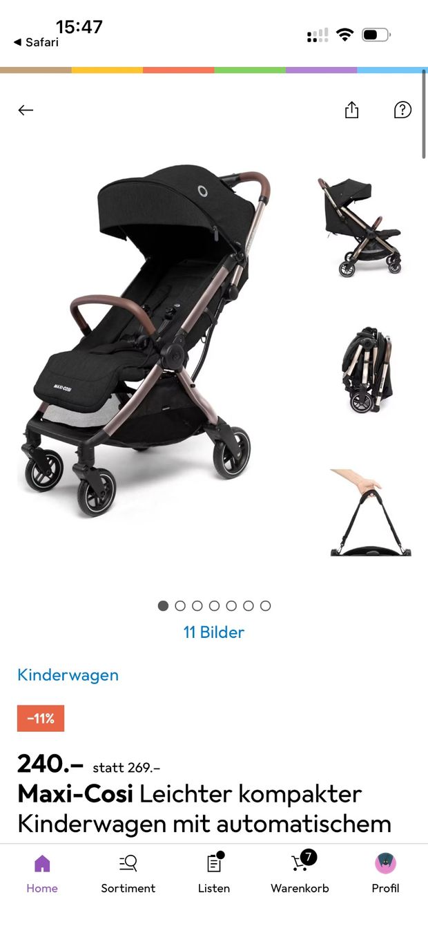 Maxi-Cosi Carrozzine: Maxi-Cosi Kinderwagen – Usato da Sirnach venduto da T_m842672 4