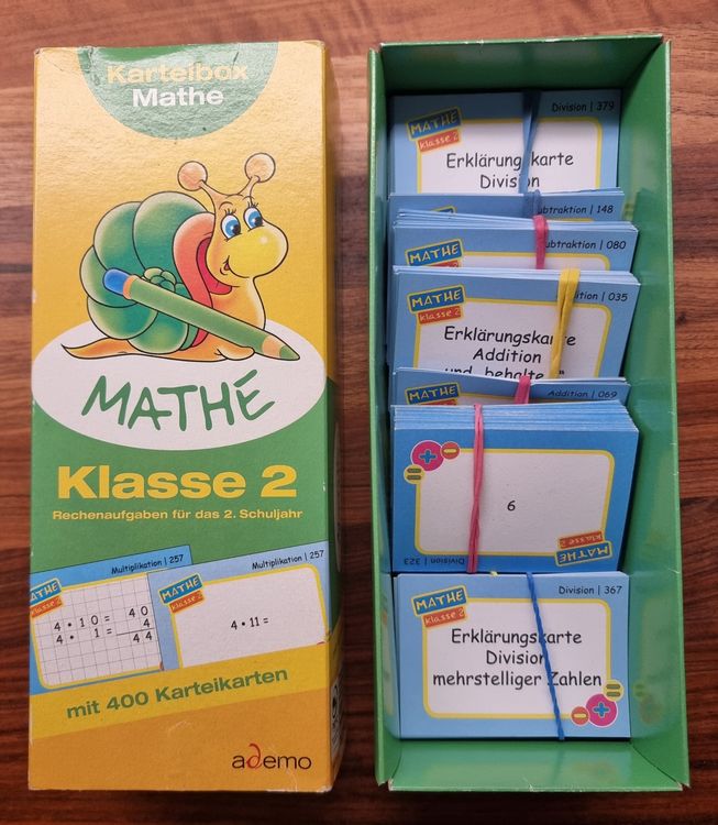 Lernkarten Karteibox Mathematik 2. Klasse LP21 (Gebraucht) in Dürnten