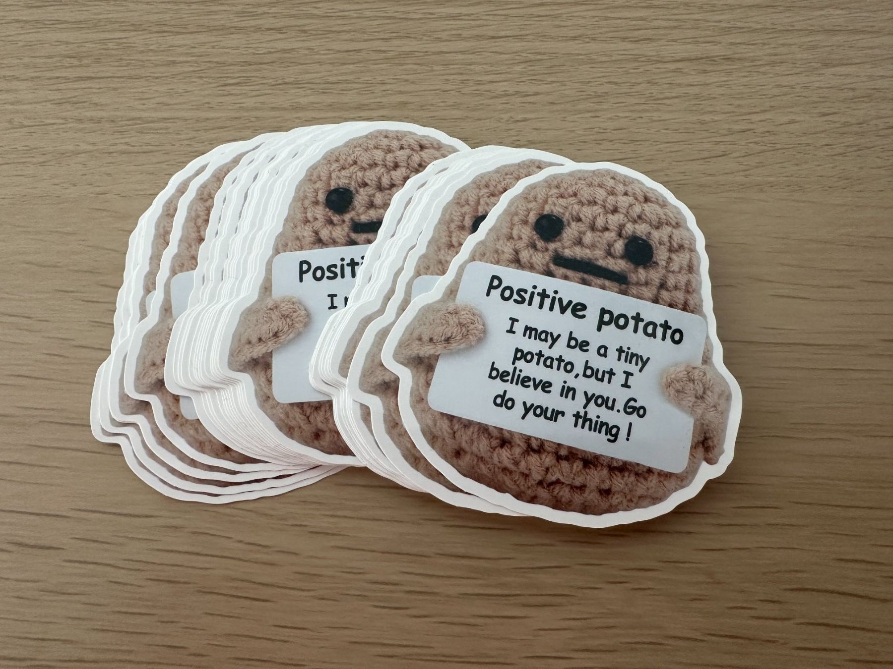 Aufkleber: 29 "Positiv Potato" Sticker – Gebraucht aus Urdorf von ARJN