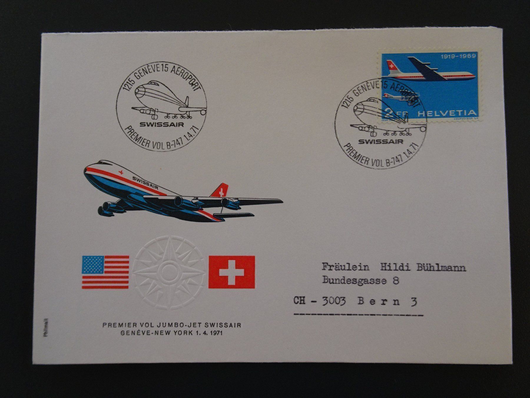 Tous les timbres: Erstflug 1981 – D'occasion à Aadorf par Chnorli-Furz 3