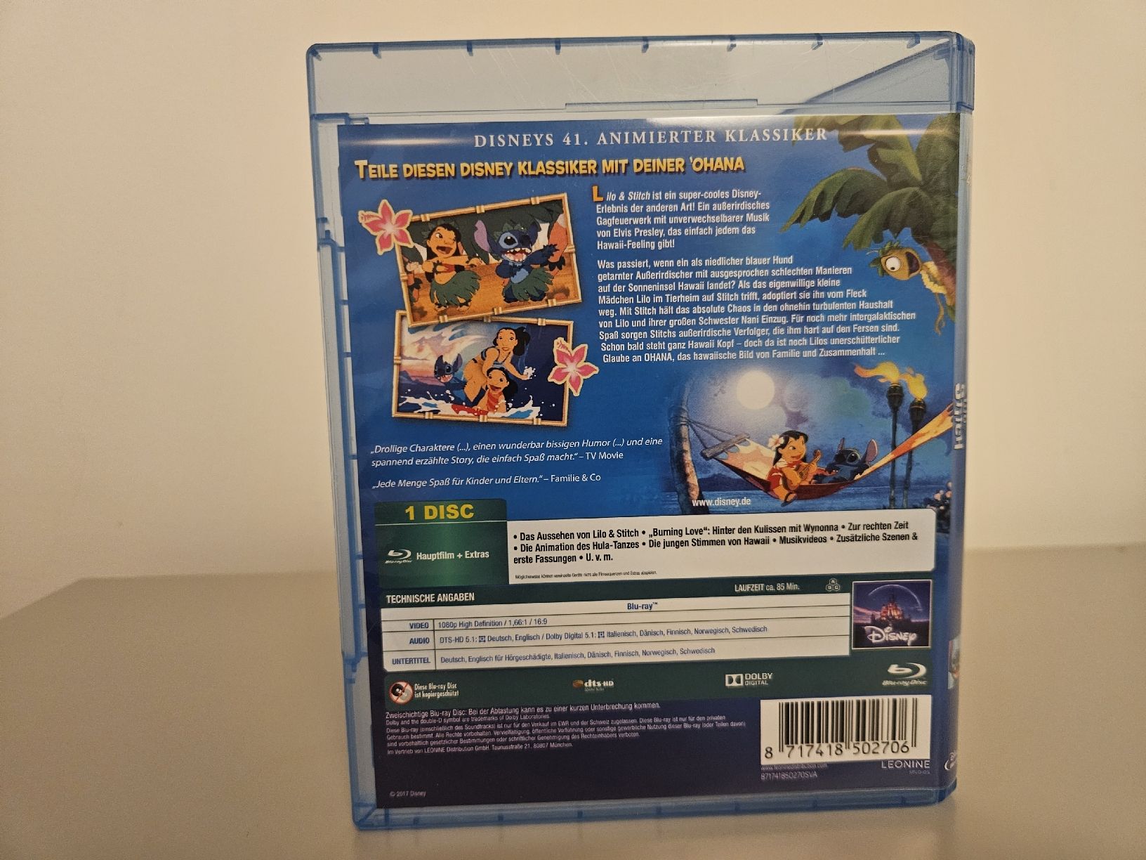 Alle DVDs: Lilo & Stitch (Disney Blu-ray) – Gebraucht aus Horgen von ste_ntc9 2
