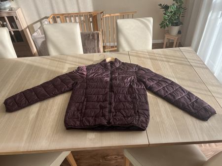 Leichte Herren-Steppjacke wattiert Gr. L 52/54 dunkelrot
