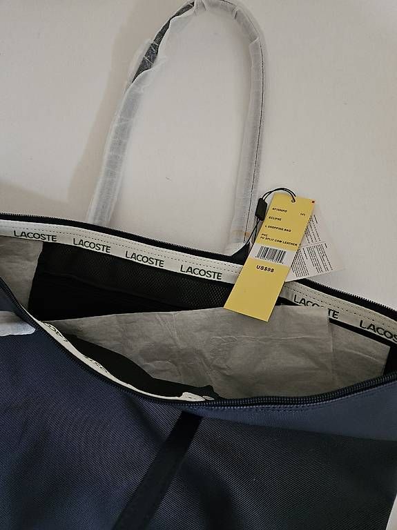 Lacoste Borse da donna: Lacoste SHOPPING Tasche neu, blau – Nuovo e nell'imballaggio originale da Luzern venduto da Caro2601 3