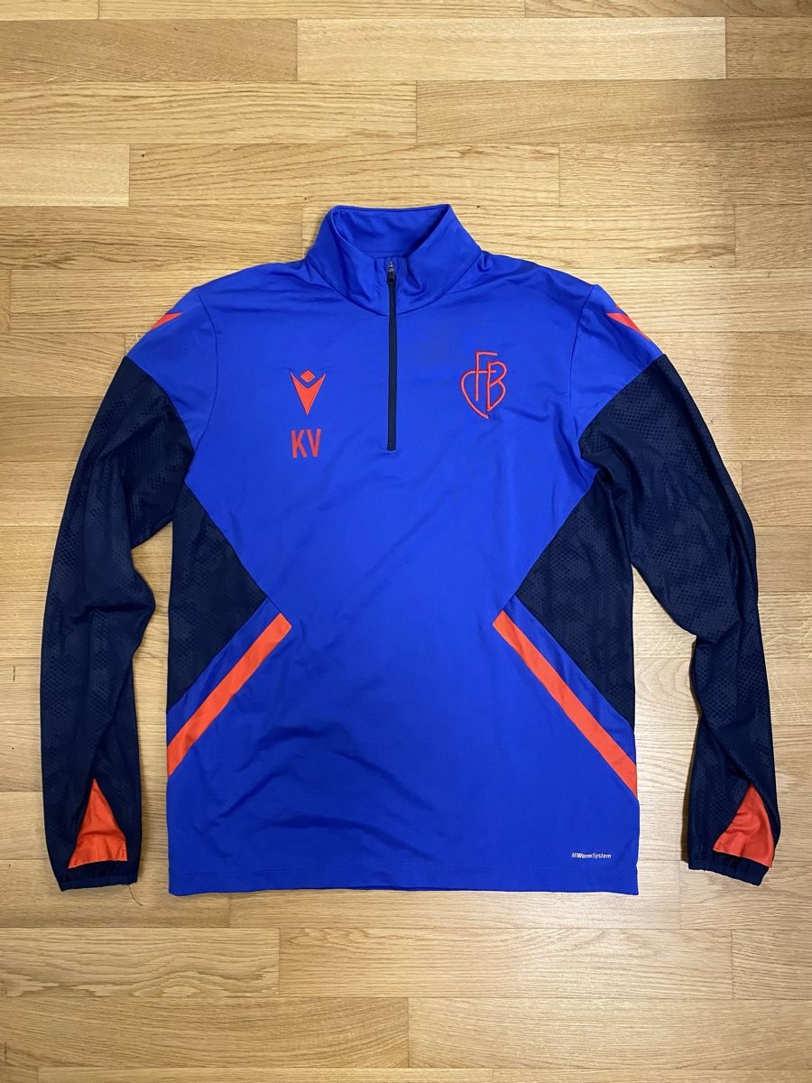 Giacche: FC Basel Trainingsjacke Macron – Usato da Basel venduto da niki7v 1