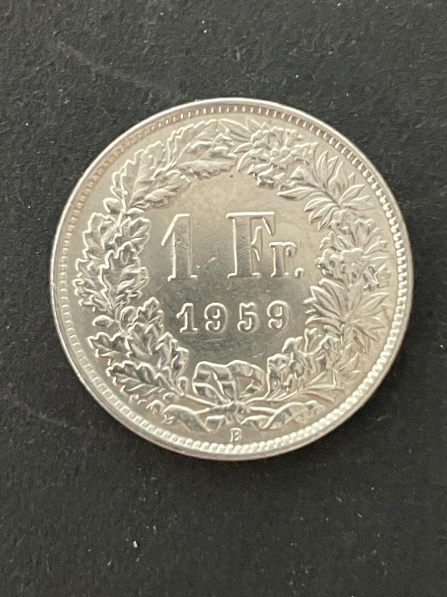 Toutes les monnaies: 1.- Silber CH Jahr 1959 – D'occasion à Meierskappel par Hala03