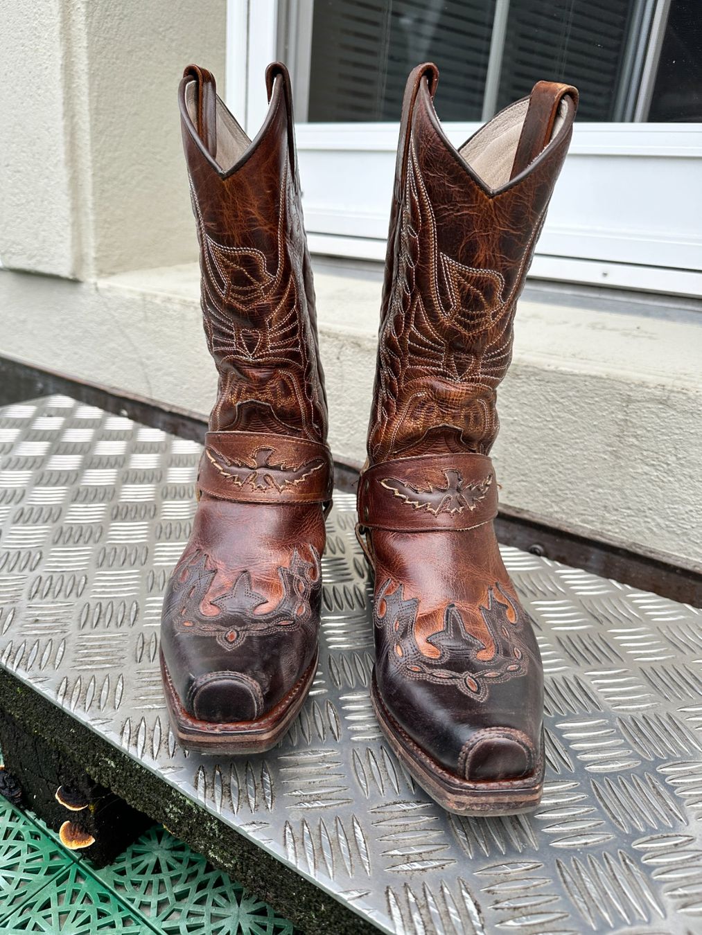 Sendra Herrenschuhe: Sendra Biker Cowboy Boots Stiefel Gr. 41 – Neu (gemäss Beschreibung) aus Gümmenen von FelizitasHermann 1