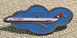 M872 - Pin Flugzeug Swissair MD - 81