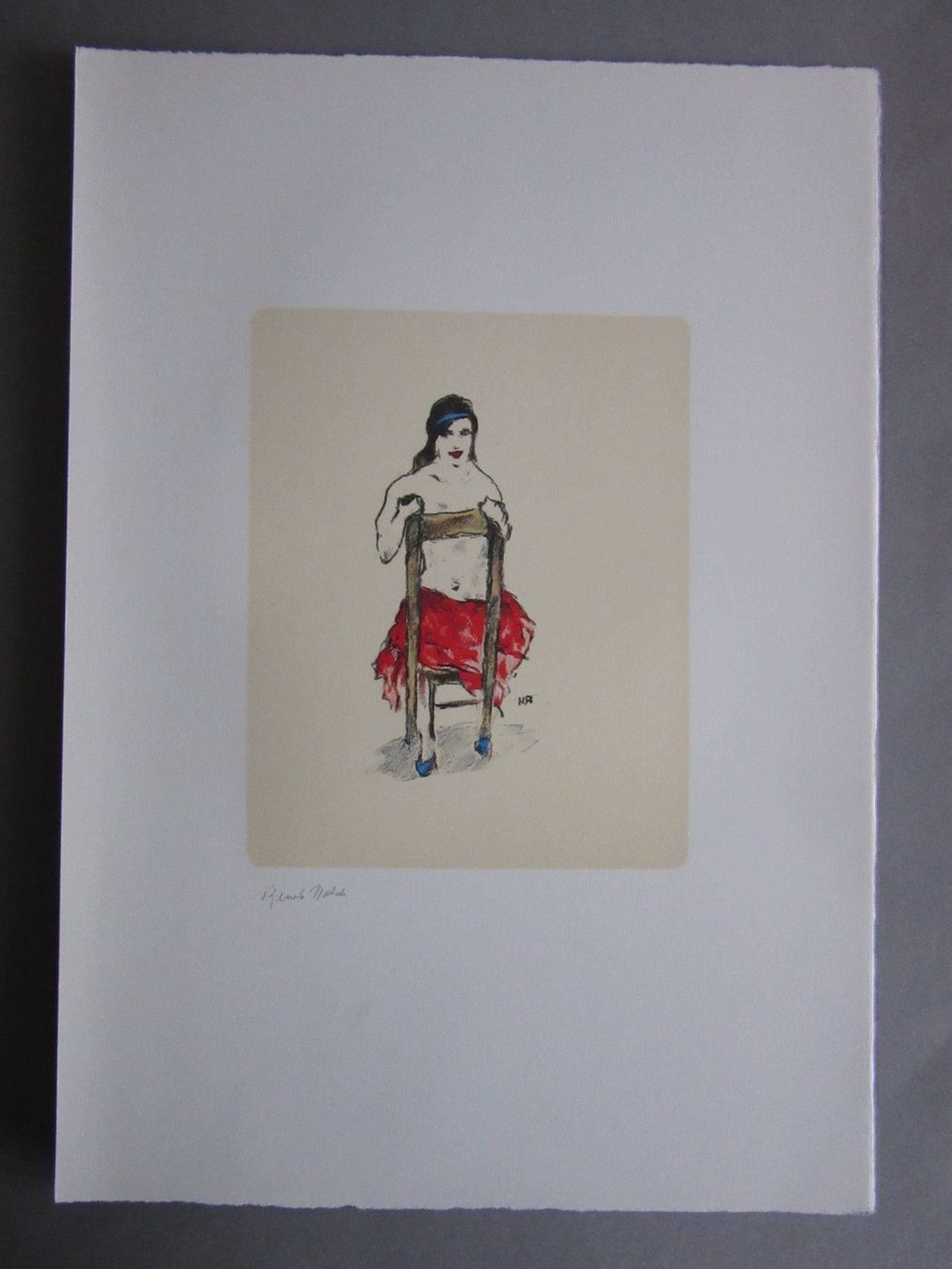 Grafiken & Lithographien: Renato Natali  1883 - 1979 FARBLITHOGRAPHIE HANDSIGNIERT – Gebraucht aus Gersau von grafik-kunst 1
