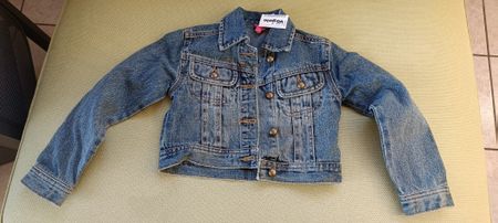 neue Jeansjacke Gr. 116 für Kinder