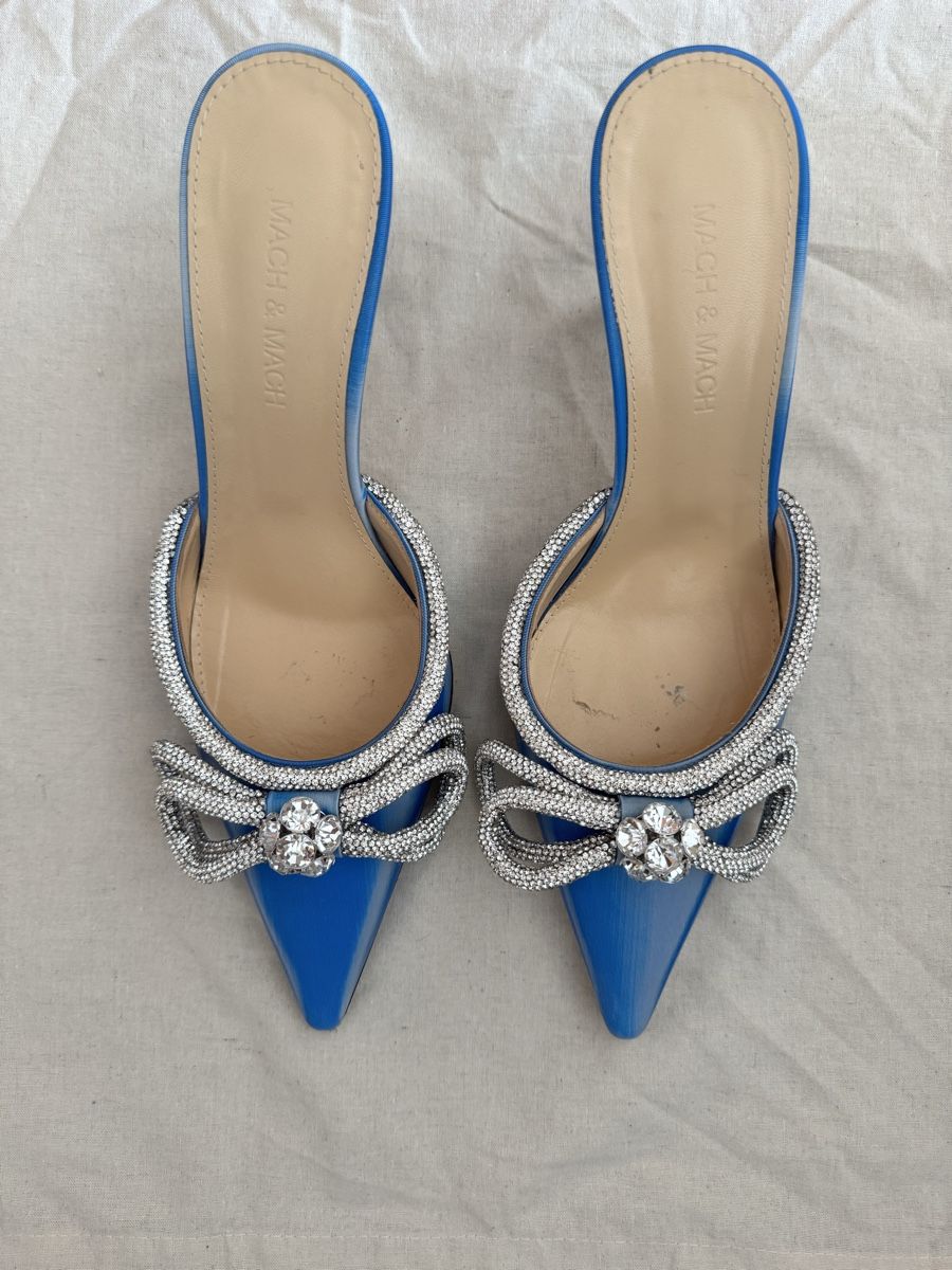 Scarpe da donna: MACH & MACH BLUE MULES – Usato da Zürich venduto da won_b75s