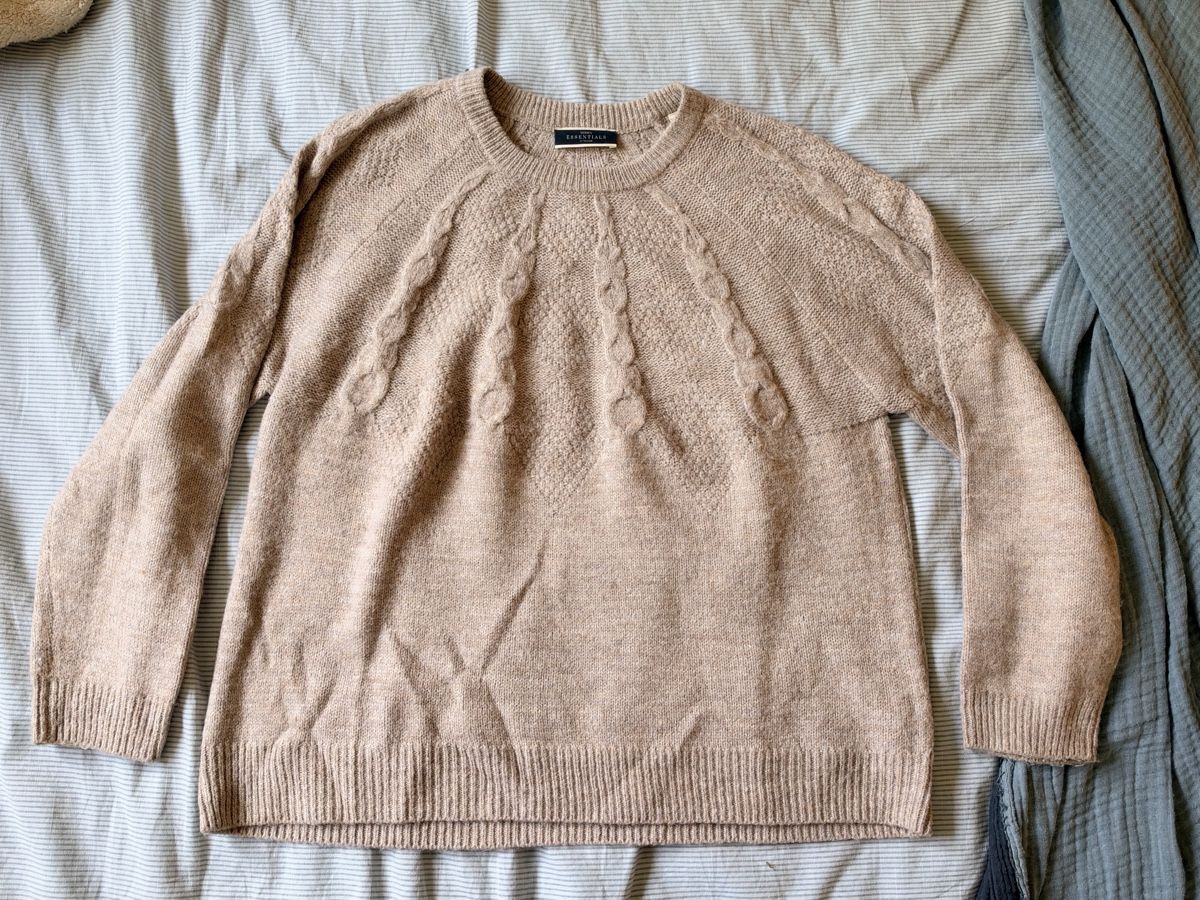 Pulls & Sweat-shirts: Stick-Pullover Tchibo Essentials (Grösse 48/50) – D'occasion à Neerach par lar_tkp2
