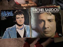 6 de Vinyles Michel Sardou Vintage 33t
