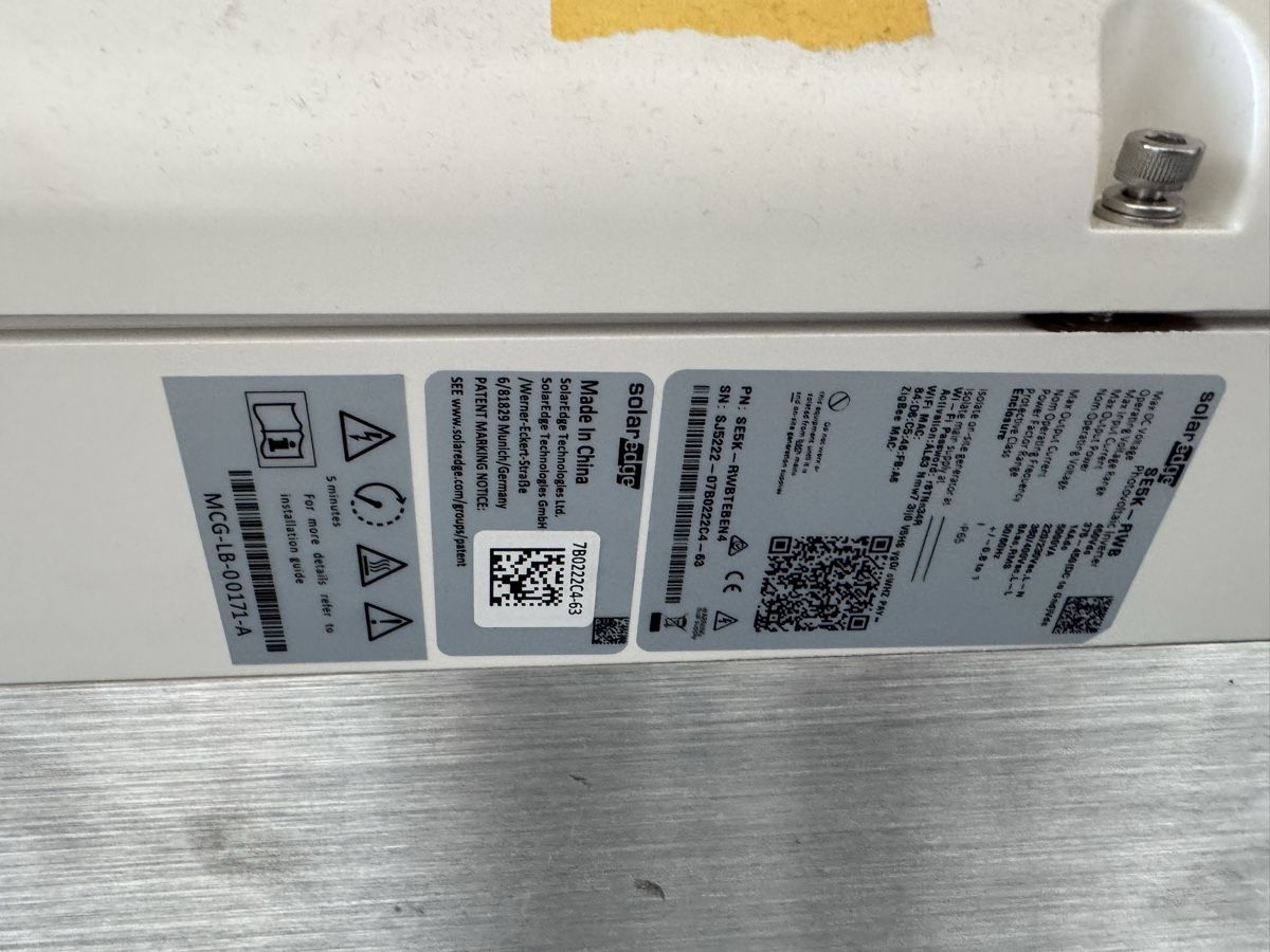 SolarEdge Inverter: Solaredge SE5K RWB – Difettoso da Magglingen/Macolin venduto da evoperformance 3