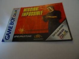 Anleitung zu Missio Impossible GAMEBOY COLOR