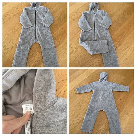 Wollfleece Overall Hessnatur Gr 98 