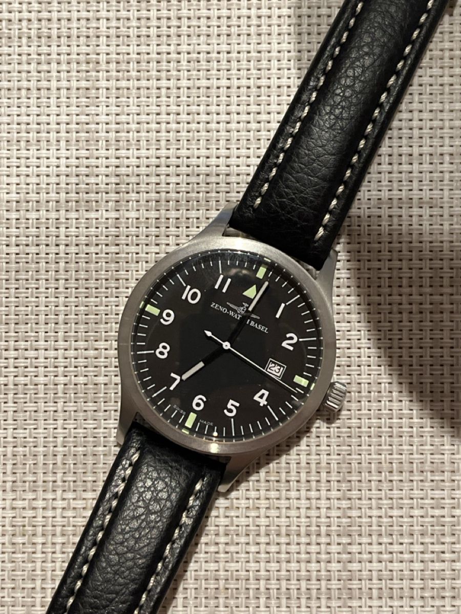 Zeno Uhren: Zeno-Watch Basel Pilot Test Herrenuhr – Gebraucht aus Rheineck von UhrenReinhardt
