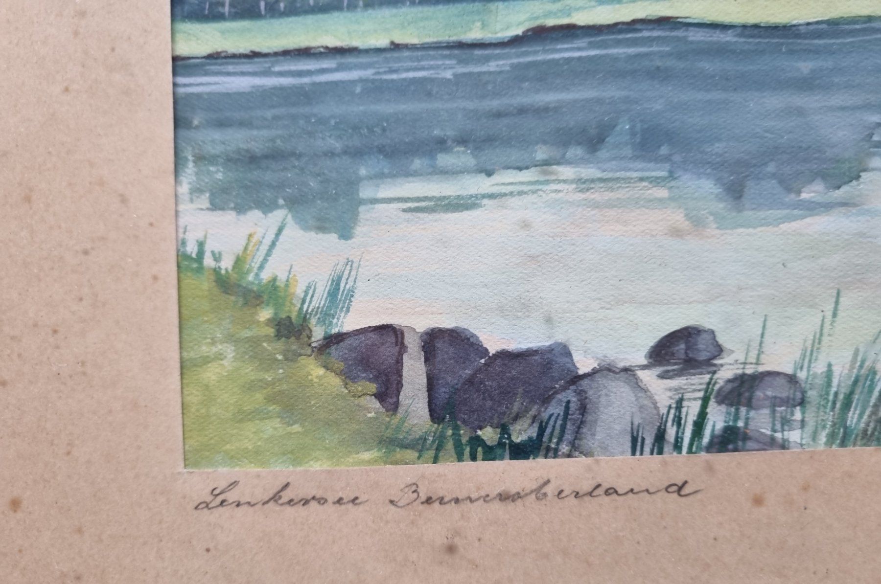 Gemälde: Lenkersee Berner Oberland Aquarell – Gebraucht aus Schaffhausen von Leveron13 4