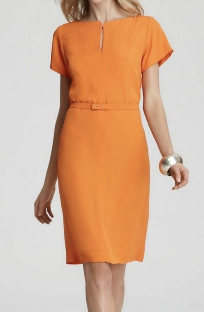 Hugo Boss Vestiti: HUGO BOSS Kleid orange  – Usato da Zurich venduto da Alinecnicolet
