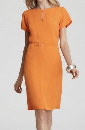 HUGO BOSS Kleid orange 
