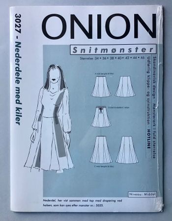 Rock Schnittmuster von ONION 3027 Nederdele med kiler