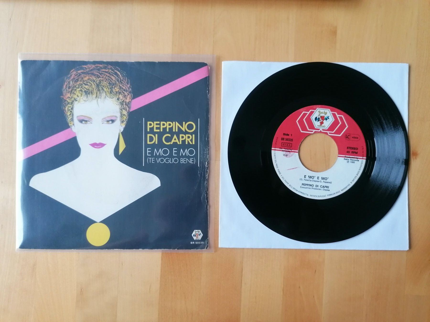 Dischi in vinile: Peppino Di Capri - E mo e mo' / Chi si, chi sa... Vinyl 7" – Usato da Emmenbrücke venduto da lamorak
