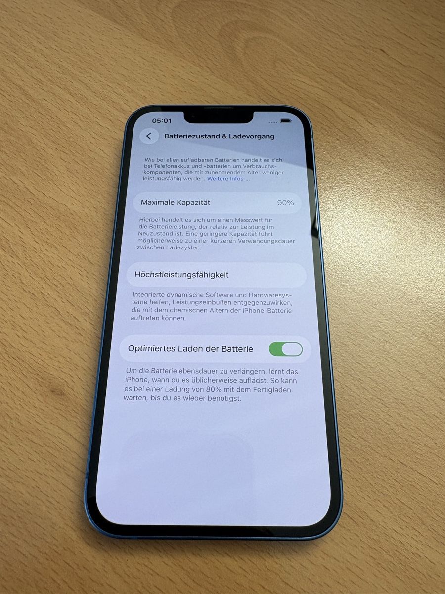 Apple Handys / Smartphones: iPhone 13 128gb blau – Gebraucht aus Zofingen von M4RI4 2