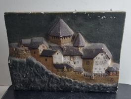 Relief des Schloss Vaduz Liechtenstein