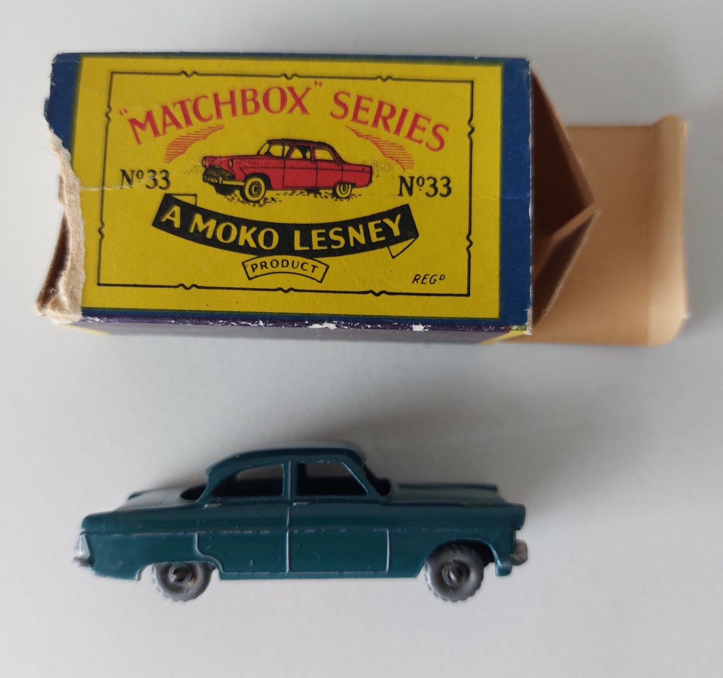 Matchbox Modellini d'auto: Matchbox Lesney Nr. 33A Ford Zodiac – Usato da Schenkon venduto da Elbarto007 5