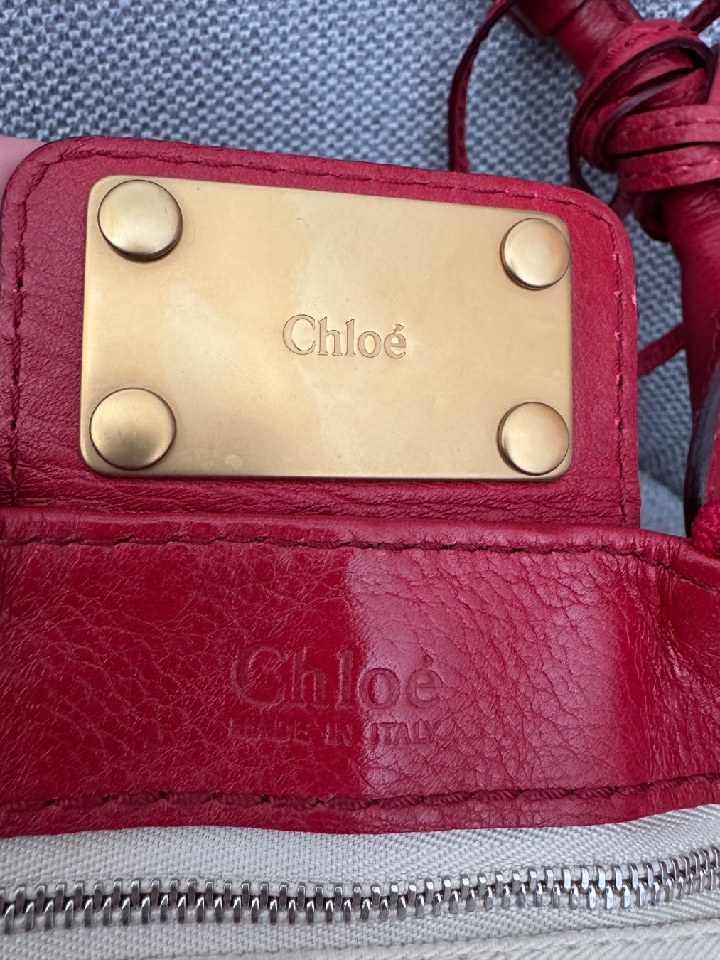 Chloé Borse da donna: Rote Chloé Paddington Dome Tasche – Usato da Balsthal venduto da armenharut 2