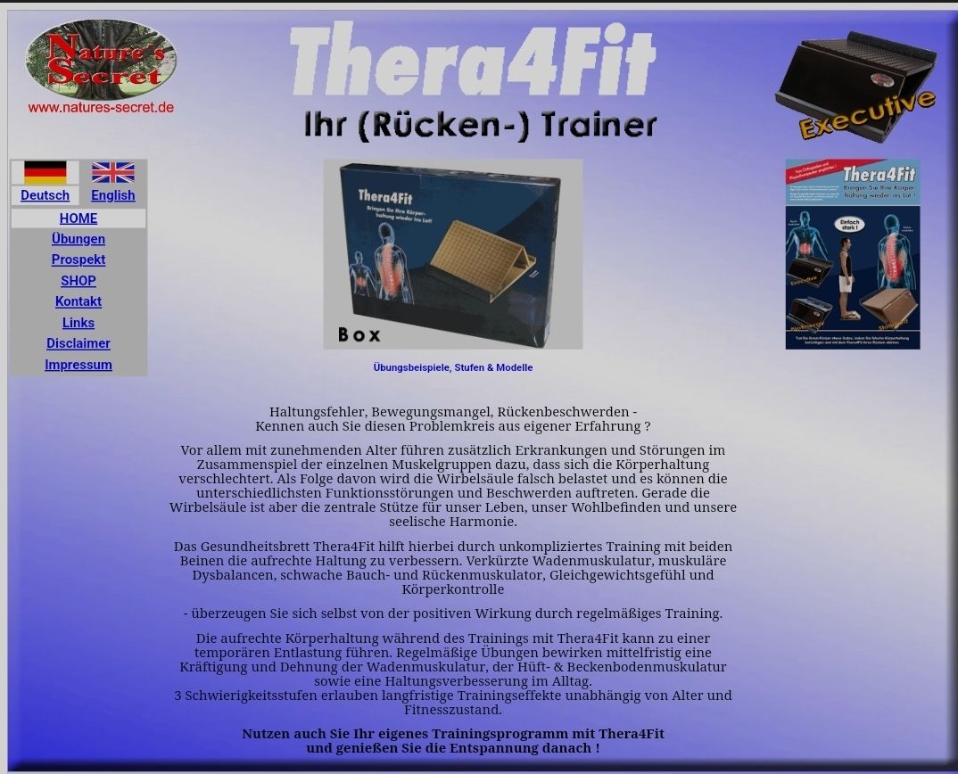Hometrainer: Thera4fit Gesundheitsbrett – Nuovo e nell'imballaggio originale da Wünnewil venduto da jael13 1