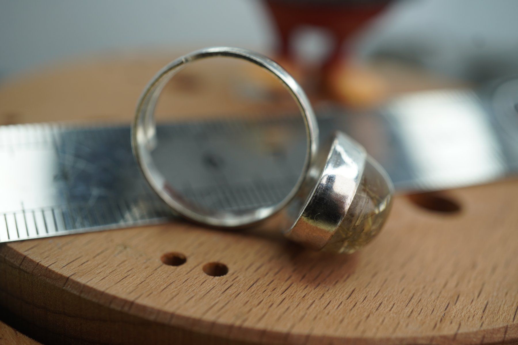 Minerali & Pietre curative: Gold Rutil      ring Grösse  Variabel     (Räumung!) – Nuovo e nell'imballaggio originale da Eschenbach SG venduto da topstone 3