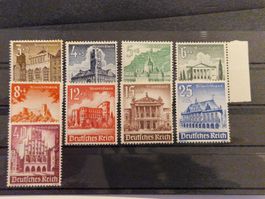 Deutsches Reich Briefmarken Mi 751 - 759