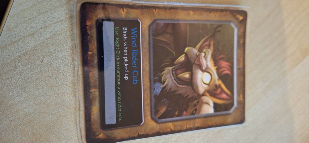 Wind Rider Cub World of Warcraft (Code & Plüschtier) (Gebraucht) in ...