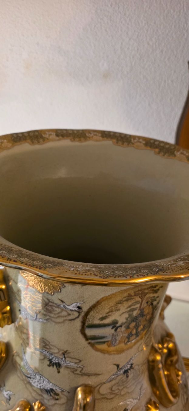 Vasi & Recipienti: Faszinierend Grosse Satsuma Vase/ Bodenvase – Usato da Kaufdorf venduto da Nati-Nati 6