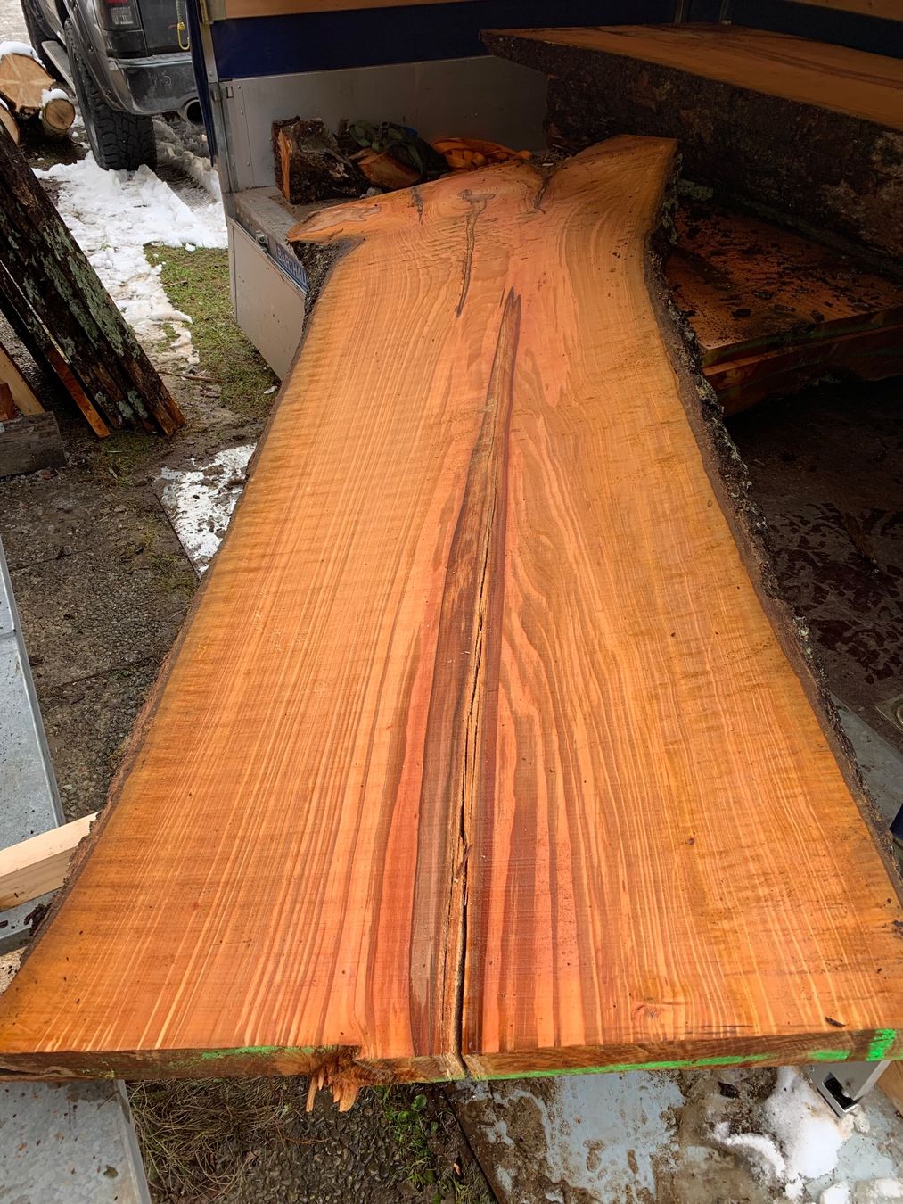 Articoli in legno: Breite Birnbaum Bretter Stamm – Nuovo (secondo la descrizione) da Holziken venduto da Timbergrizzly