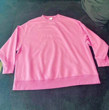 Rosa H&M Basic Oversize-Sweatshirt, Gr. M, Top Zustand!