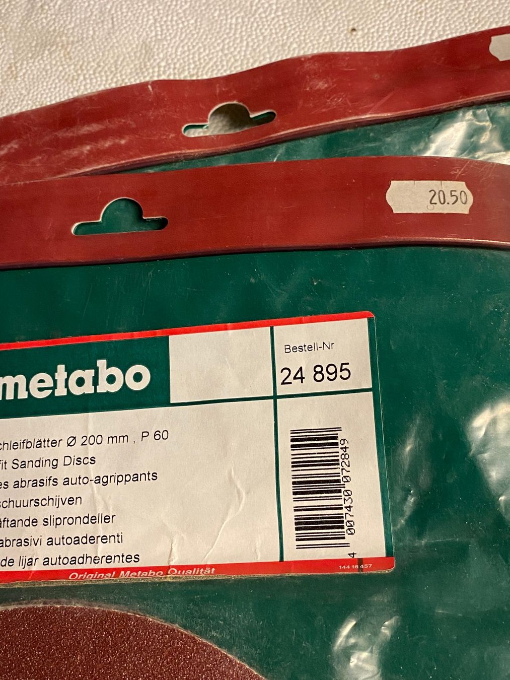 Metabo Tutti gli attrezzi: Schleifpapier rund – Usato da Wattwil venduto da Hoelzig 3